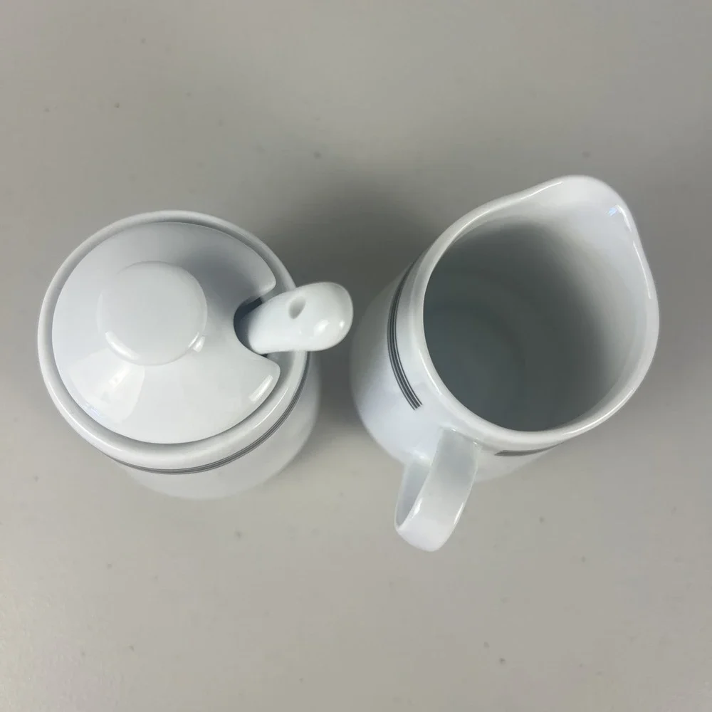 Cafe Collection by Pottery Barn CREAMER‎ & SUGAR BOWL SET